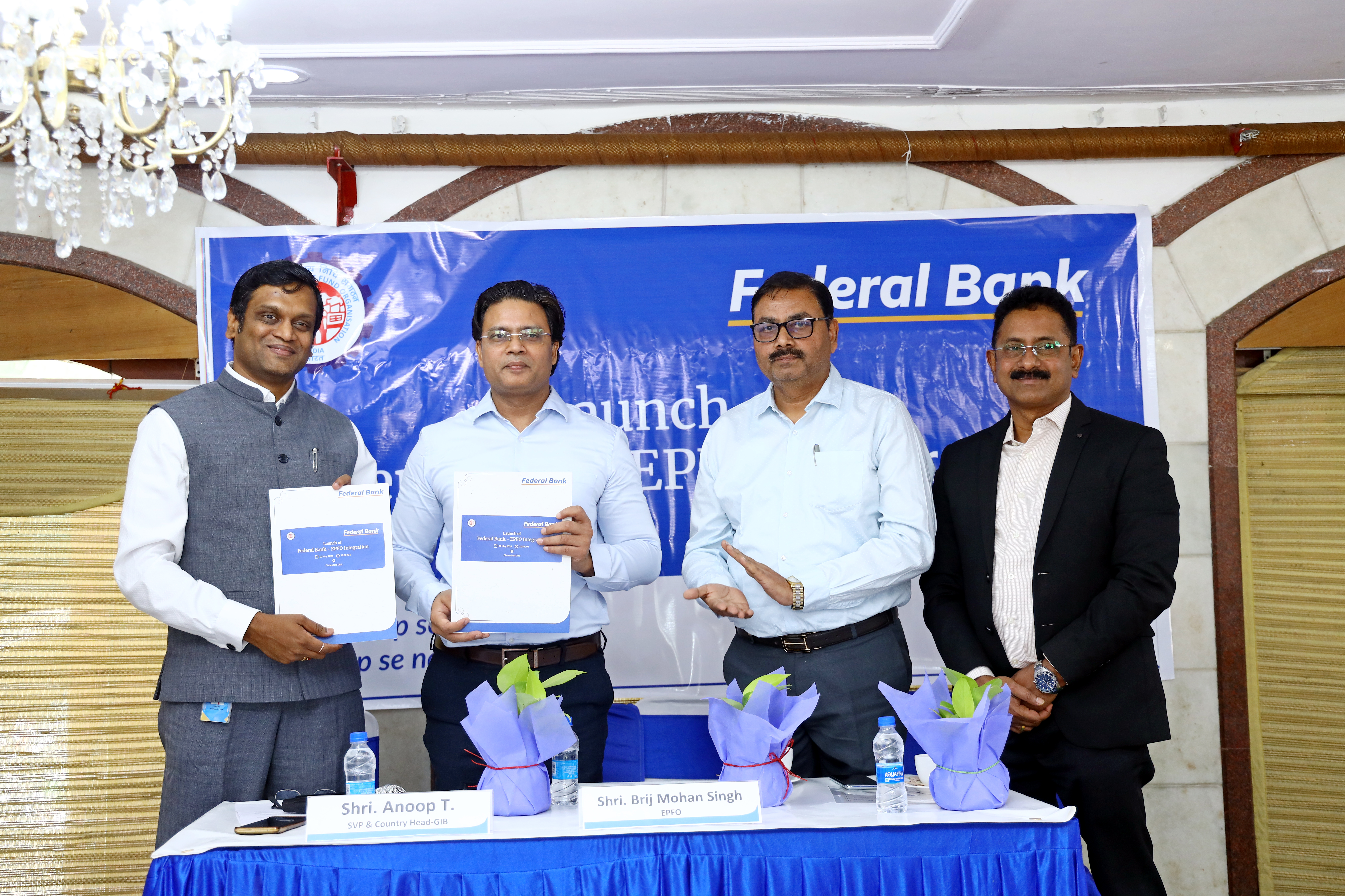 EPFO, now live on Federal Bank Digital Platforms